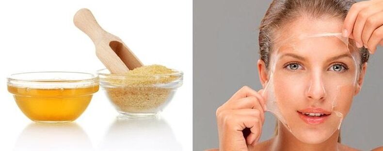 Μάσκα ζελατίνης για τις ρυτίδες